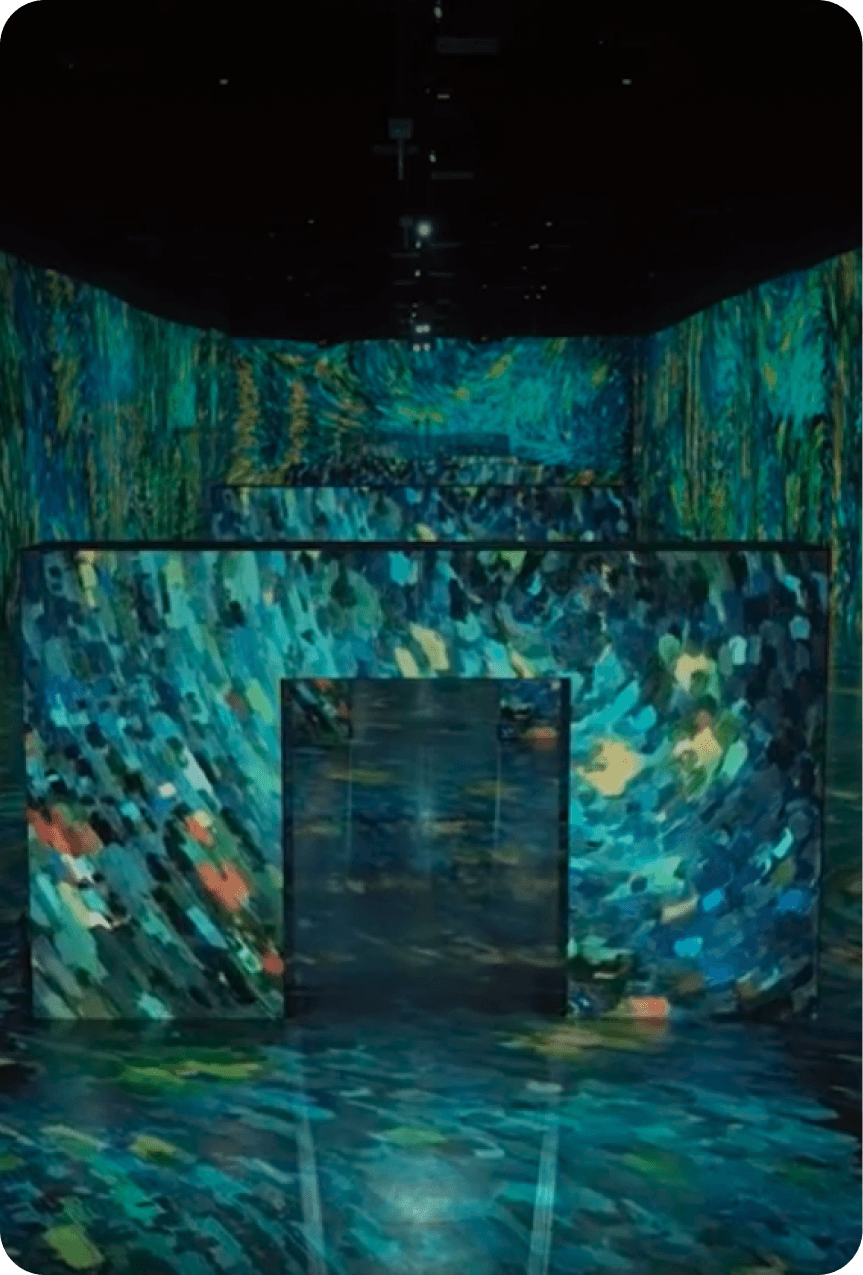 Arte Museum, an eternal nature created by light and sound